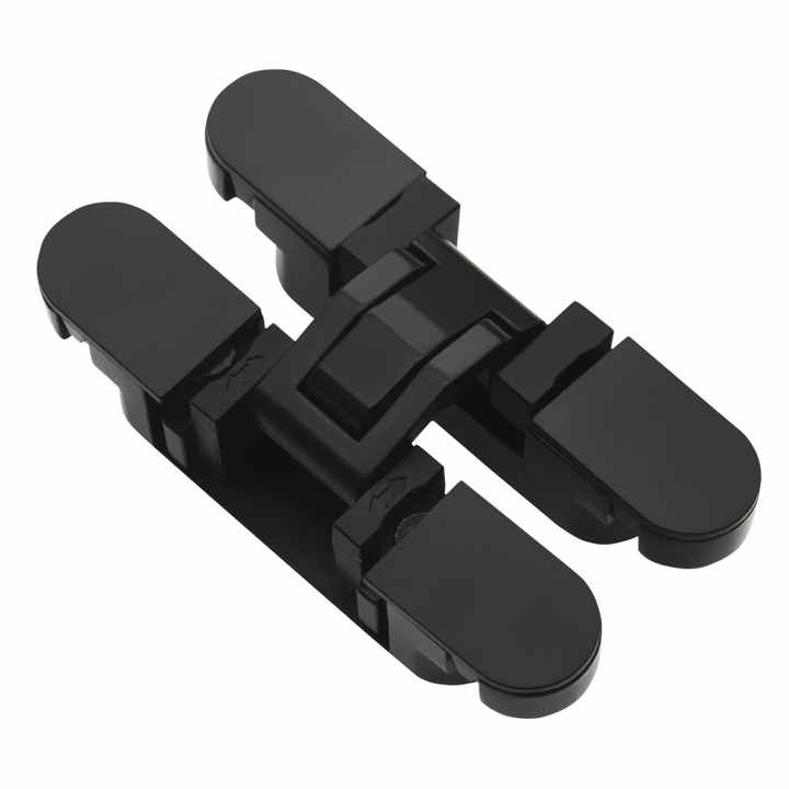 hes3d-70bl 3-way adjustable concealed invisible cabinet hinge