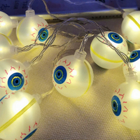 Nouvelles lumières LED en gros en forme d'œil d'horreur pour Halloween, décoration d'ambiance, lumières colorées pour la maison et l'extérieur