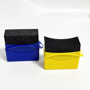 Car Cleaning Sponge Plastic Rectangular For Tire Wiper Polishing Waxing Interior Trim Corner Cleaning - Product Image 3
