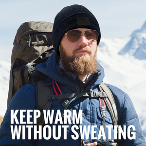 Wrels Thương Hiệu 100% Merino Mũ Len Mùa Đông Ngoài Trời Dệt Kim Mũ Đi Xe Đạp Lạnh Bằng Chứng Mũ Mùa Đông Bán Buôn Thời Trang Ấm Áp Len Beanie - Product Image 4