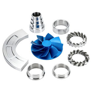ЧПУ токарное фрезерование прецизионная обработка 0,001 мм прецизионная нержавеющая сталь алюминиевая промышленная турбина комплект компонентов рабочего колеса - Product Image 1