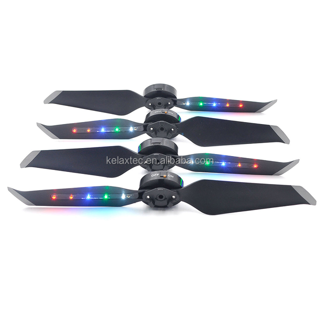 Mobile Phone Programming Flash Paddle for Mavic 2 Four-axis Illuminated Propeller for Mavic 2 Pro LED Flash Propellers