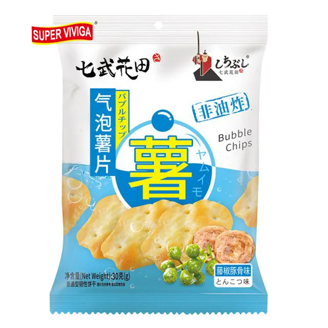 Yixinfoods Khoai Tây Chiên Có Hương Vị Xương Sườn Tiêu Bằng Mây Không Chiên Không Chiên OEM