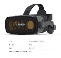 Untuk Shinecon SC-G07E 9.0 Kacamata VR, Helm Headset 3D Kacamata VR Casque VR untuk Ponsel Cerdas