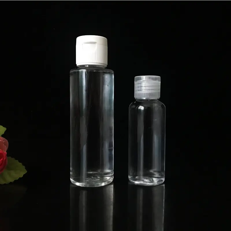 透明食品グレードPETPP経口液体薬プラスチックバイアルボトル、不正開封防止蓋付き100 ml 250 ml 300 ml