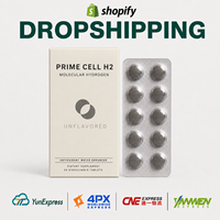 Tabletas de Hidrógeno Molecular para Dropshipping, Potenciador Antioxidante del Agua, Suplemento Disoluble sin Sabor, OEM ODM