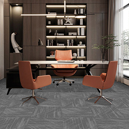 Modern Loop Pile Puzzle Pattern Square Carpet Tiles Non-Slip PET Material 50x50cm for Living Room Bedroom & Hotel Use - Product Image 6