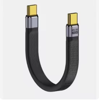 13cm 240W 40Gbps 8K60HZ Weiches FPC Flaches Vergoldetes USB4.0 Typ-C PD-Kabel