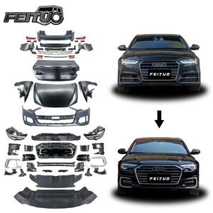Kit di Conversione Carrozzeria FEITUO in Materiale PP di Alta Qualità 2023+ per <span class=keywords><strong>Audi</strong></span> <span class=keywords><strong>A6</strong></span> C7 2012-2018, Aggiornamento a <span class=keywords><strong>C8</strong></span> PA, Include Paraurti - Product Image 2