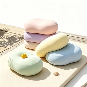 Coussin de soutien cervical en gel rafraîchissant pour voyage, chaise de bureau, camping, sommeil, avec coussinets doux amovibles et lavables pour les dormeurs latéraux - Product Image 4