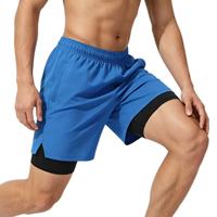 Pantalones Cortos Deportivos de Verano para Hombre, Personalizados, Perforados, Transpirables, de Alta Elasticidad, para Fitness, Running, Entrenamiento, Secado Rápido, Casuales, para Uso Diario