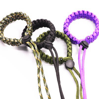 Bracelet paracorde pour appareils photo, taille réglable, couleur personnalisée, pour réflex numérique, appareils photo compacts, vente en gros,