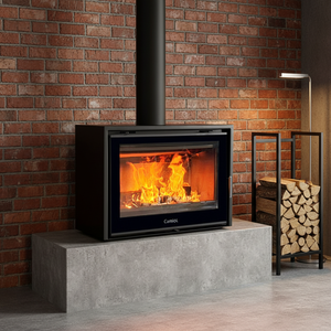Poêle <span class=keywords><strong>à</strong></span> bois autonome de style européen moderne pour chauffage intérieur - Product Image 1