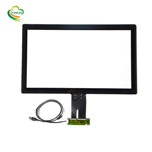 27-inch không thấm nước mở khung cảm ứng điện dung panel màn hình I2C/USB/RS232 giao diện găng tay chống thấm nước cảm ứng mới kinh doanh Linux - Product Image 1