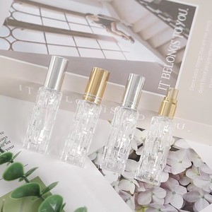 Flacon de parfum en verre à motif d'<span class=keywords><strong>arbre</strong></span> cosmétique, 10 ml, forme cylindrique, brume fine hydratante, fond épais, vaporisateur à pression, écran, 100 pièces - Product Image 5