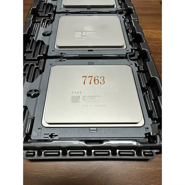 AMDs 7763 2.45GHz 64 Cores 128 Threads PCle4.0 280W CPU Server Processor