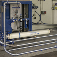 4040 Boîtier de membrane RO pour traitement de l'eau avec composants de noyau de récipient à pression