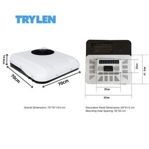 Système <span class=keywords><strong>de</strong></span> climatisation <span class=keywords><strong>de</strong></span> plafond 12V 24V <span class=keywords><strong>pour</strong></span> <span class=keywords><strong>camping</strong></span>-cars, remorques, camions, bateaux, climatiseur <span class=keywords><strong>de</strong></span> toit <span class=keywords><strong>de</strong></span> camion 12V - Product Image 3
