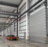 Porte verticale isolée en acier galvanisé pour entrepôt, usine, entrepôt frigorifique et garage