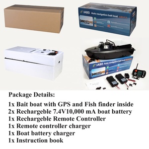 <span class=keywords><strong>Jabo</strong></span> 2022-Bateau-Appât RC Sonar pour Pêche avec Télécommande et Détecteur de Poissons, Version Améliorée - Product Image 4