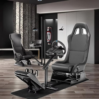 Siège Pliant Personnalisé d'Usine pour Simulateur de Sports Intérieur, Siège Baquet de Jeu de Course Simulation de Conduite, Support de Course Sim pour PC et Jeux VR