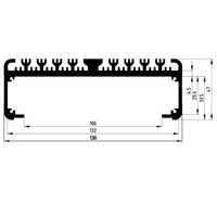 Boîtier en aluminium extrudé Fraisage CNC Ordinateur Châssis industriel Approvisionnement direct d'usine Couleur Boîtier PC de jeu personnalisé en stock