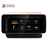 YZG Radio DVD Android 10 de 12.3 Pulgadas con Carplay, Pantalla Táctil Estéreo para Auto con Android TV para Audi Q5 SQ5 2010 2011 2013 2015 MMI
