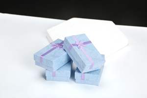 Boîte de rangement en papier pour bijoux, colliers, boucles d'oreilles et petits accessoires, 5x8cm, vente en gros - Product Image 3