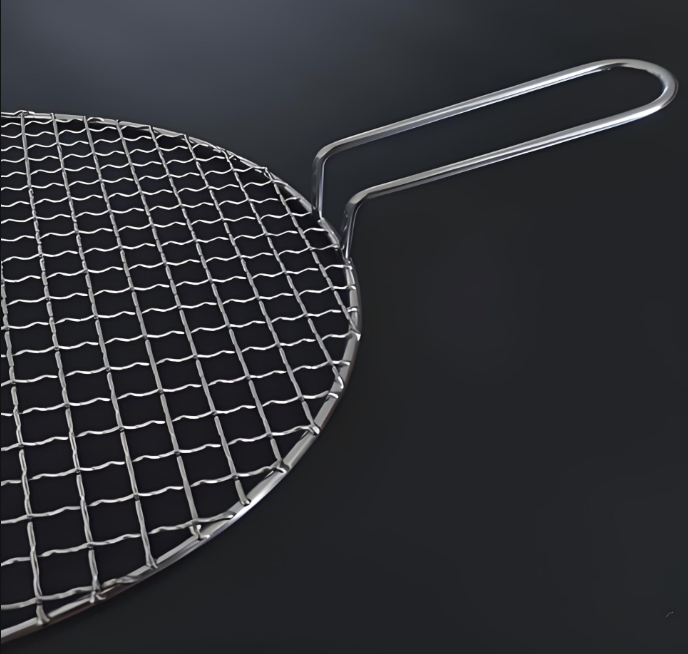 Dandat 6 Cestas De Parrilla De Alta Resistencia Antiadherentes De Acero Inoxidable Wok Cesta Grande Para Parrilla Cesta De Verduras Bandeja Para