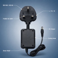 Transformateur de puissance pour alimentation électrique DC 5V 2,5a, sortie unique micro USB avec interrupteur, adaptateur de prise ue pour Raspberry Pi 3 modèle B
