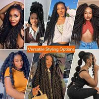 Prix d'usine en gros pour Ombre Marley tresses Afro crépus bouclés en vrac torsion tressage cheveux Crochet tresses torsion cubaine 18 pouces