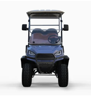 Voiturette de golf électrique spacieuse 6 places avec une vitesse de 30-50 km/h, une autonomie de 70-90 km, certifiée CE, pneus de 14 pouces