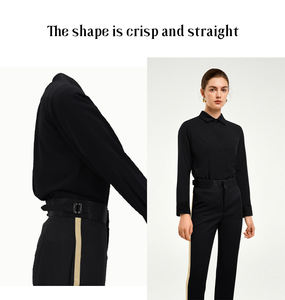 Trajes de Negocios Personalizados OEM ODM, Blazers para Mujer de Manga Larga, Corte Regular, Cierre de un Botón - Product Image 3