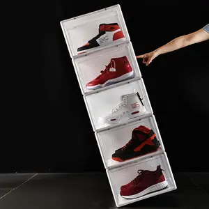 Doğrudan anlaşma toz önleme ve kalınlaşma ayakkabı kutuları ile özel logo plastik ayakkabı kutusu kutusu ayakkabı logo ile