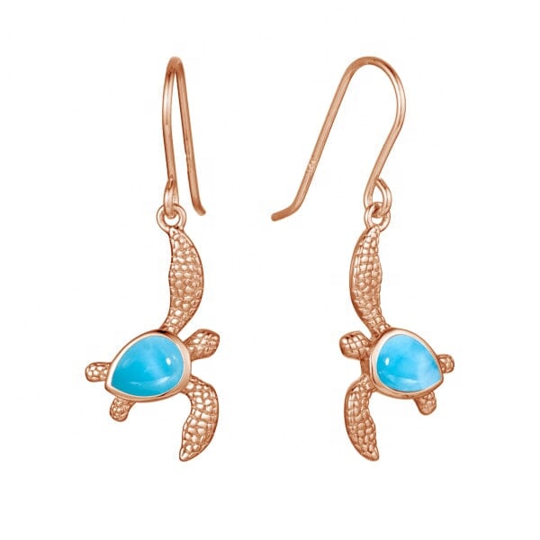 Boucles d'oreilles couleur or rose