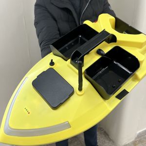 Bateau de pêche intelligent Flytec V020 jaune avec navigation GPS Beidou, portée de 500 m, lumineux, 40 points, hélice à trois pales - Product Image 5