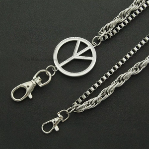 Street Punk Double Chain Trouser Chain, Trendy Jeans Waist Chain Accessories Tanjing Fashion Lijing Necklace - Product Image 2
