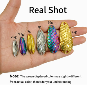 เหยื่อปลอมโลหะแบบสปูนลายเกล็ดปลา น้ำหนัก 2.5/3.5/5/7/10/15 กรัม สำหรับตก<span class=keywords><strong>ปลา</strong></span>เทราท์ <span class=keywords><strong>ปลา</strong></span>ไพค์ <span class=keywords><strong>ปลา</strong></span>บาส <span class=keywords><strong>ปลา</strong></span>แซลมอน ตก<span class=keywords><strong>ปลา</strong></span>ทะเล - Product Image 6