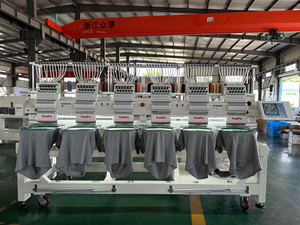 Zhejiang Customized 6-Head Sewing <b>Machine</b> 12-15 Needles 400*450 mm Big Embroidery Professional Computerized Operation - Product Image 3