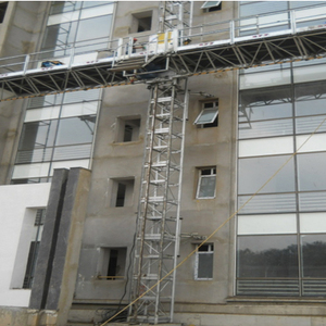 GJJ SCP160 a due livelli a colonna singola a doppio piano constructlon piattaforma di sollevamento 1.6T strato di decorazione della parete esterna - Product Image 4