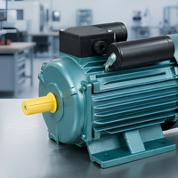 Moteur asynchrone monophasé OMEIK série YL 1HP 2HP 10HP 1450 tr/min, cadre 130 mm, montage sur pied, entièrement fermé, 50/60Hz