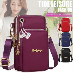 Wholesale Waterproof Nylon Zipper Coin <b>Purse</b> Multi-functional Outdoor Sports Running Arm Bag <b>Small</b> Square for Women - Product Image 2