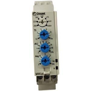 Crouzet Control <b>Relay</b> MWUA84873025 Single Pole Double Throw Contact 3x208-480V 50/60Hz Protection <b>Relay</b> - Product Image 5