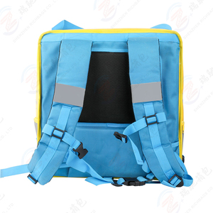 Usine personnalisée 600D bâche jaune étanche courrier refroidisseur thermique <span class=keywords><strong>sac</strong></span> à dos <span class=keywords><strong>sac</strong></span> de livraison de nourriture - Product Image 3