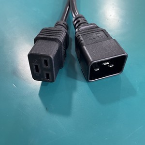 وصلات عالية الطاقة أجهزة أكبر للخدمة الشاقة 14 AWG سلك طاقة الكمبيوتر C19 إلى C20 كابل طاقة AWG 14 - Product Image 4