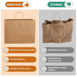 Wholesale Custom Your Own Logo Luxury Shopping Kraft Paper Bags Private <b>Label</b> <b>Gift</b> Bags Recycled Materials Promotion - Product Image 6