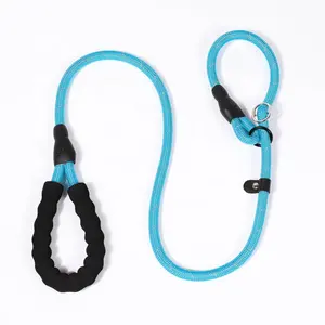Poignée en mousse réfléchissante en Nylon réglable rétractable collier pour animaux de compagnie plus léger laisse de <span class=keywords><strong>chien</strong></span> - Product Image 1