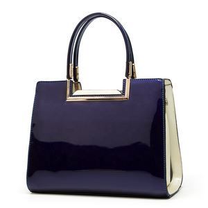 Nouveau Sac à Main Tendance 2026 pour Femme <span class=keywords><strong>en</strong></span> Similicuir Verni Brillant, Sac Fourre-tout de Luxe à Poignée Supérieure et Bandoulière - Product Image 3