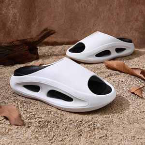 Sandales d'été pour hommes à bout ouvert, claquettes d'extérieur en EVA à semelle épaisse, antidérapantes, style sport, haut de gamme, personnalisables avec logo - Product Image 6
