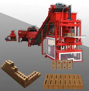 Interlocking Bricks Machine Manual HBY2-10 The Cheapest Manual Interlocking Clay Brick Machine Compressed Earth Soil Cement Block Brick Making Machine